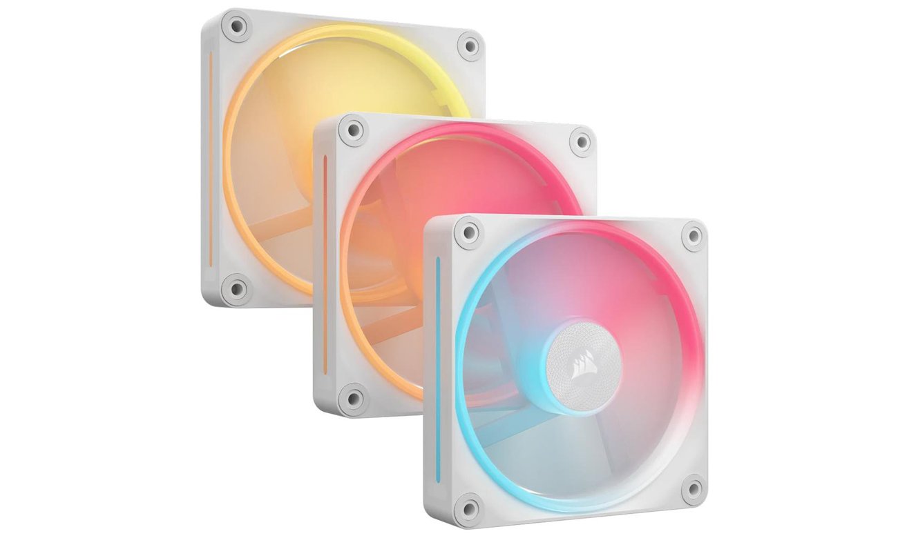 Wentylator Corsair iCUE LINK LX120R RGB White Triple Pack 3x120mm