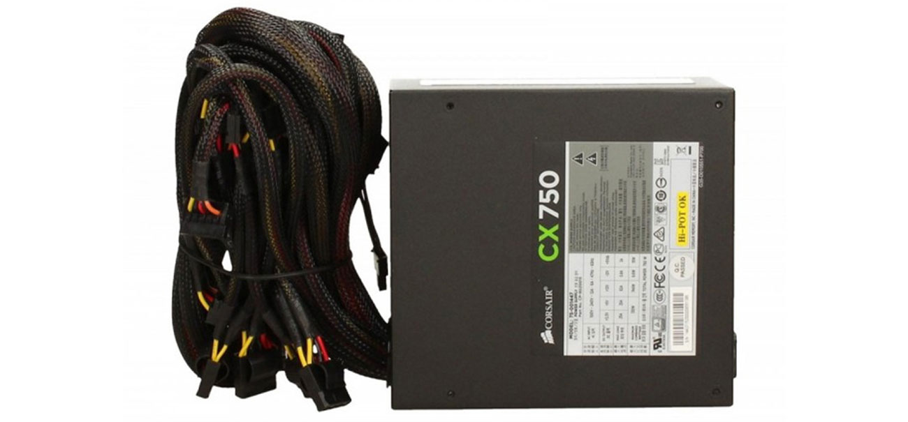 Zasilacz komputerowy Corsair CX750 szeroka kompatybilnosc