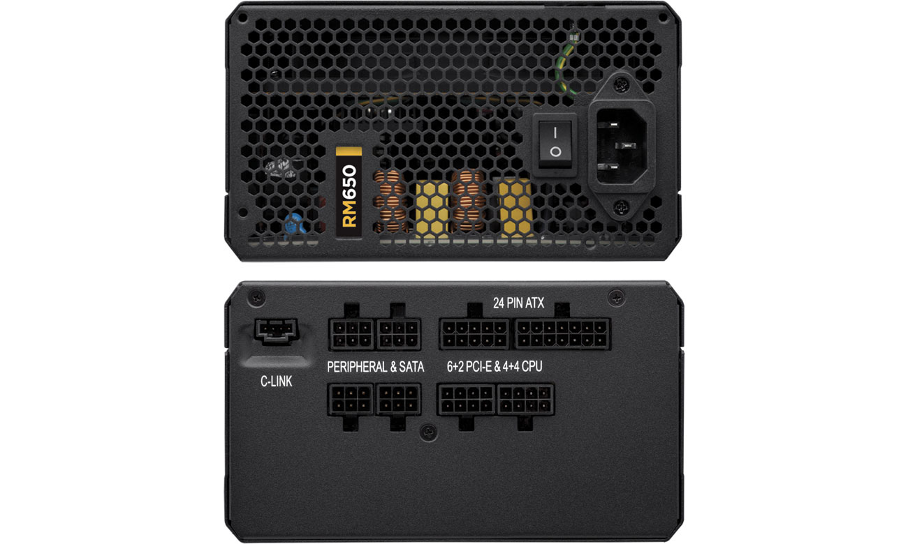 Corsair RM650 CP-9020054-EU Złącza