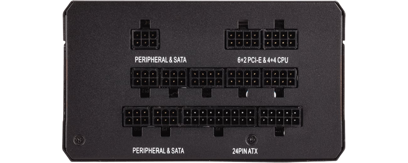 Corsair RM850X 850W Gold złącza