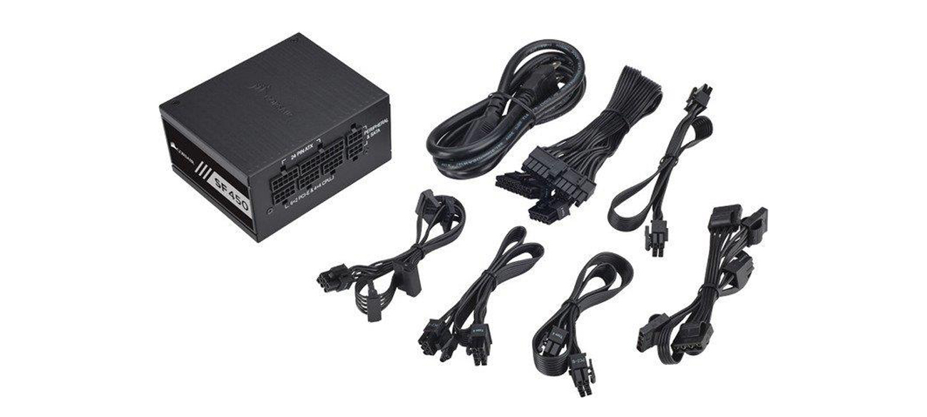 Corsair SF450 okablowanie modularne