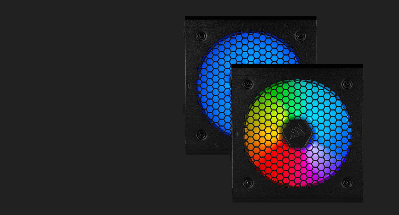 Corsair CX750F RGB 750W - Podświetlenie