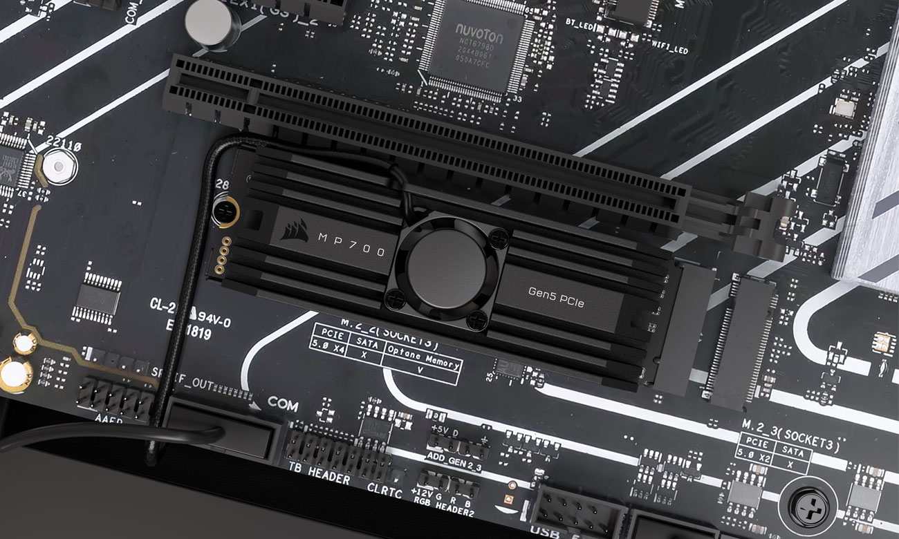 Corsair 2 TB M.2 PCIe Gen5 NVMe MP700