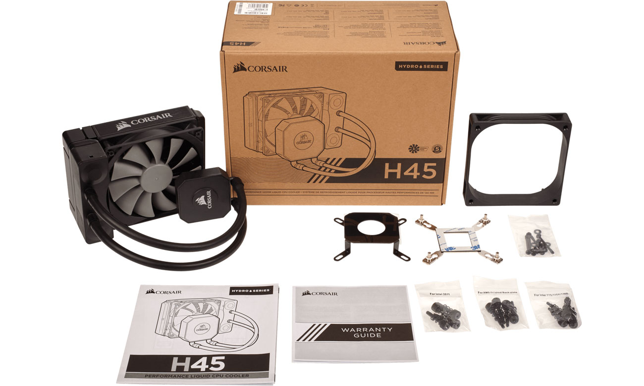 Corsair Hydro Series H45 CW-9060028-WW Łatwy montaż