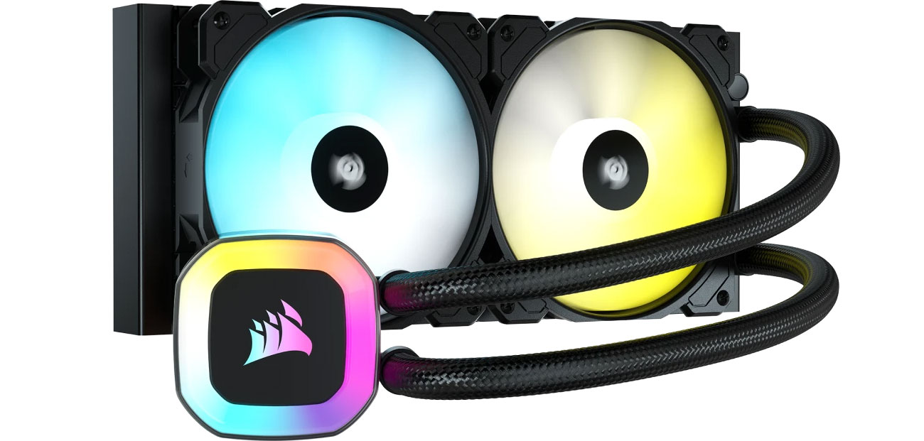 chłodzenie wodne Corsair H150 RGB 240 mm 2x 120 mm
