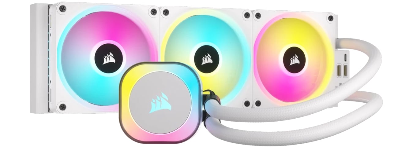 Chłodnica procesora Corsair iCUE LINK H150i RGB White 3x120mm