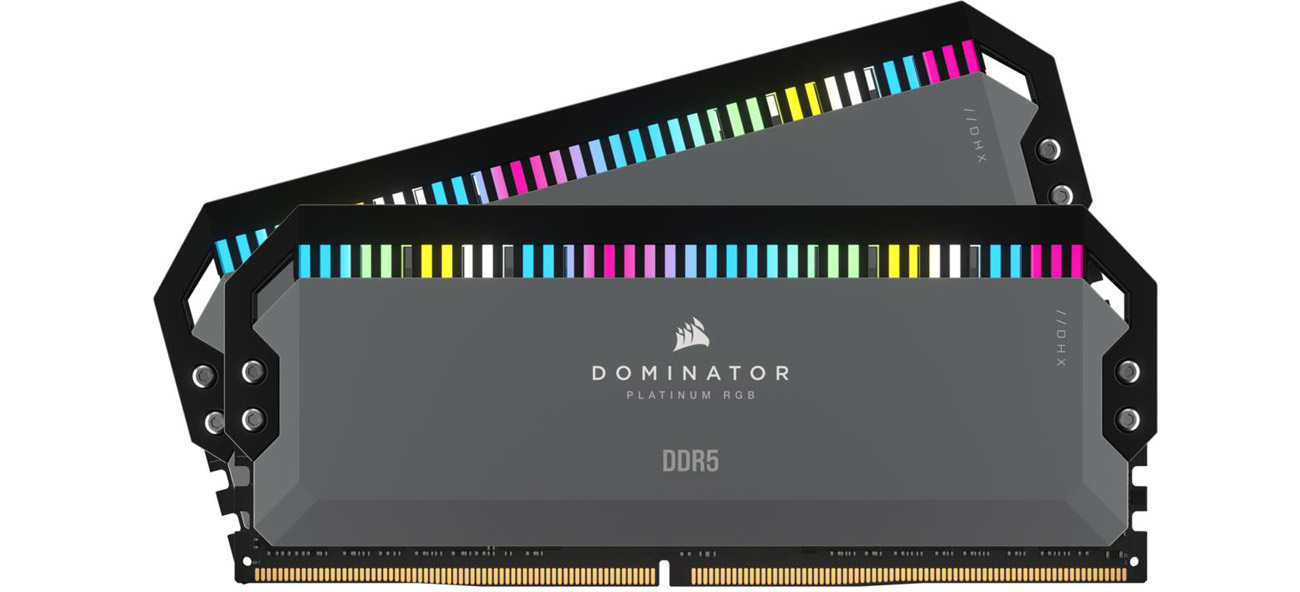 Corsair Dominator Platinum RGB AMD EXPO podświetlenie