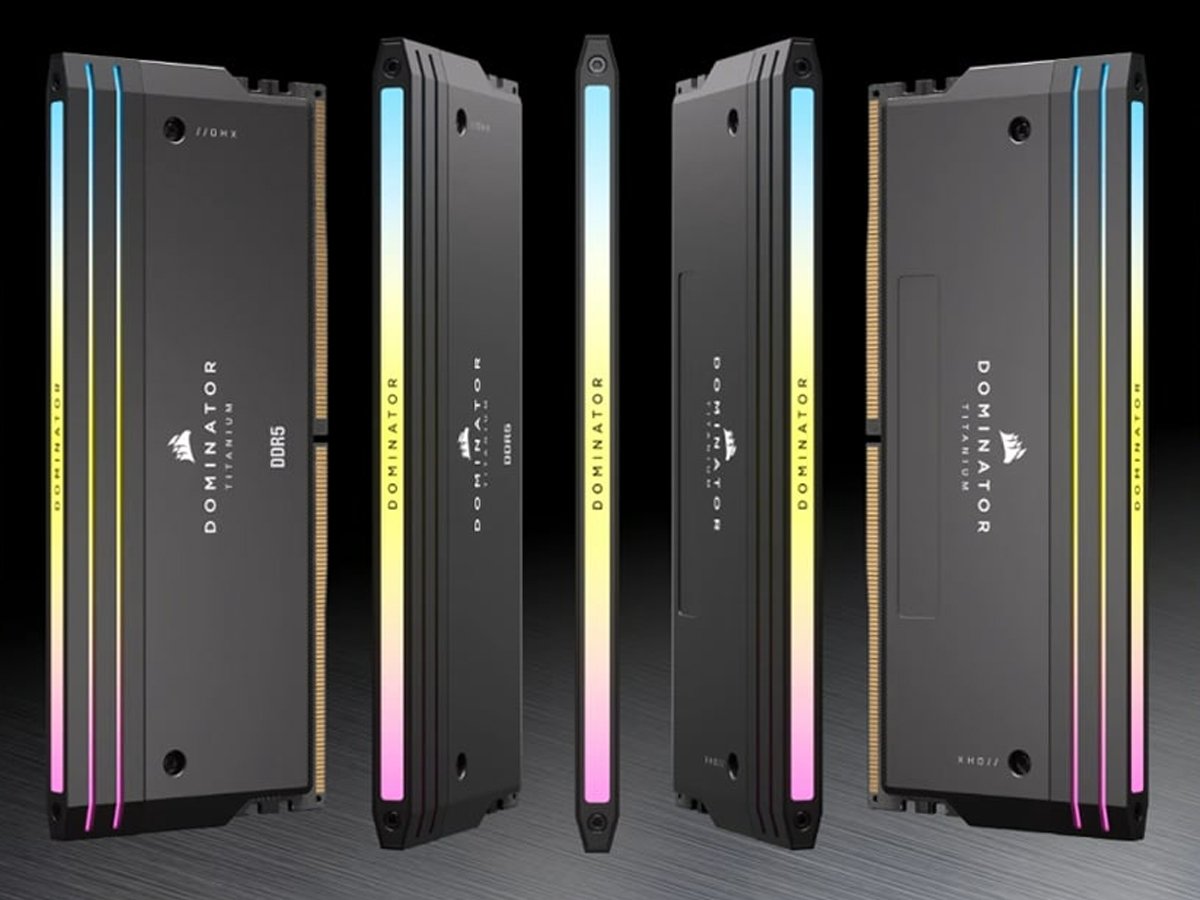 Corsair DDR5 Dominator Titanium wygląd