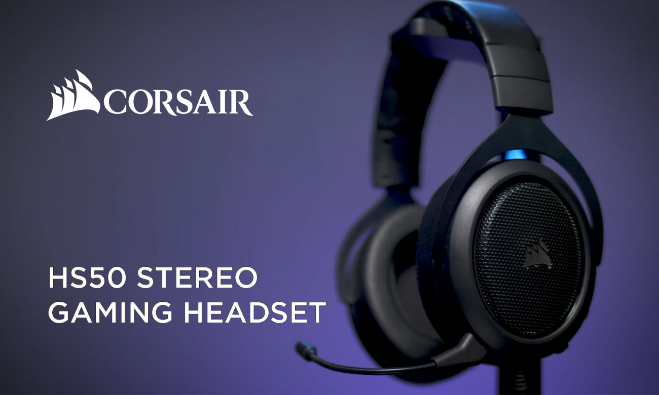 Słuchawki Corsair HS50 Stereo