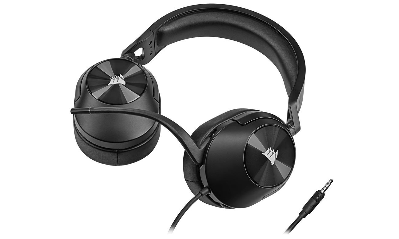 Zestaw słuchawkowy Corsair HS55 Surround Carbon - Widok ogólny