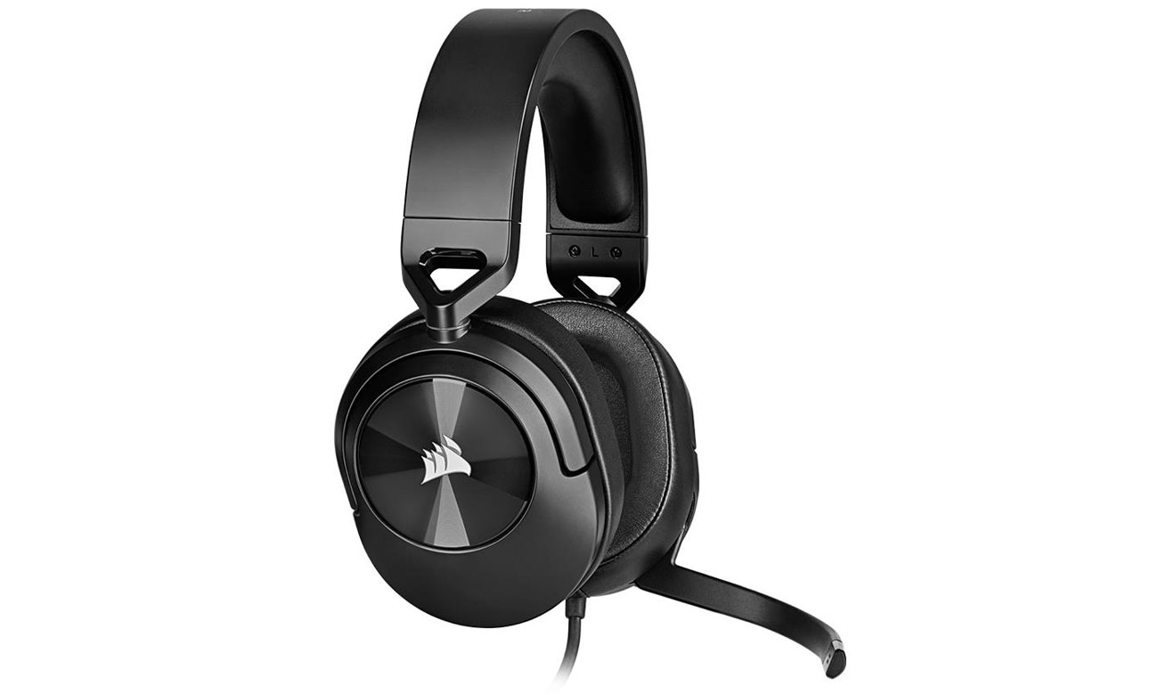 Zestaw słuchawkowy Corsair HS55 Surround Carbon - Widok prawego boku