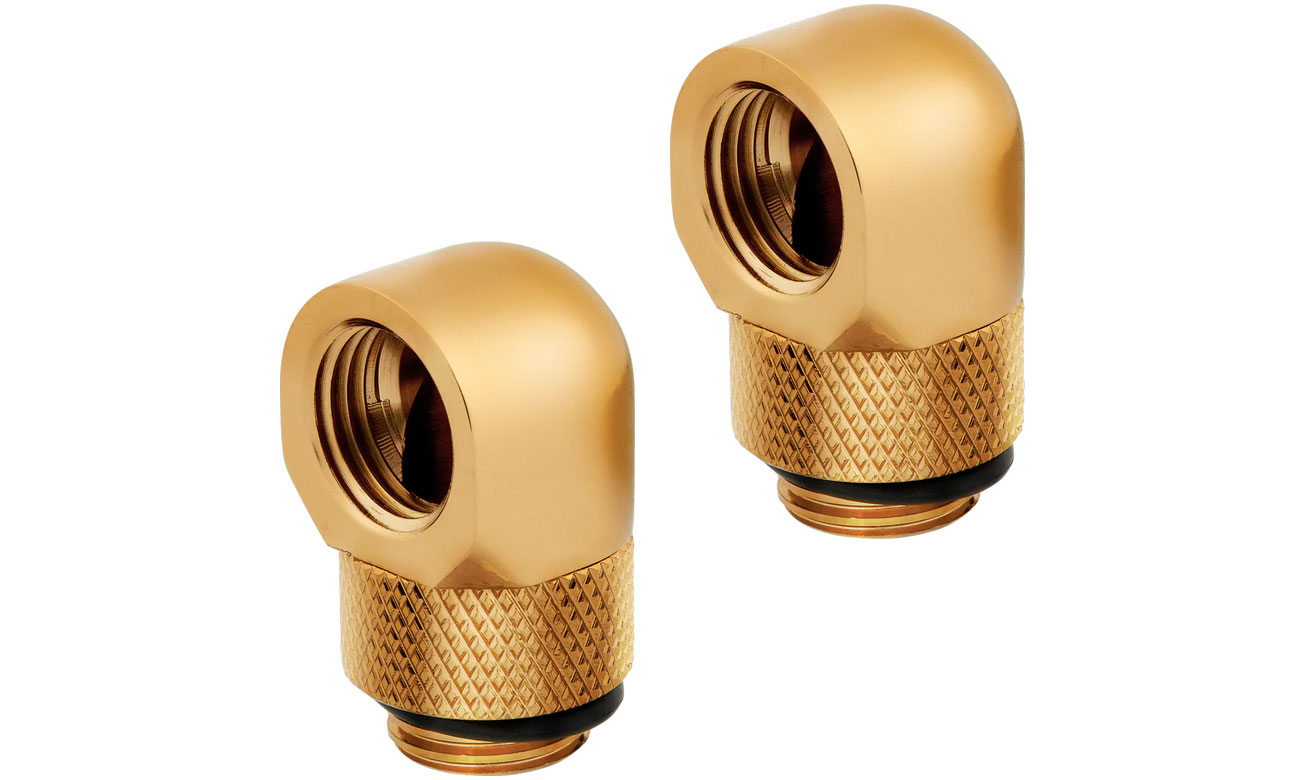 Corsair Hydro X 90° Rotary Adapter Twin Pack Black