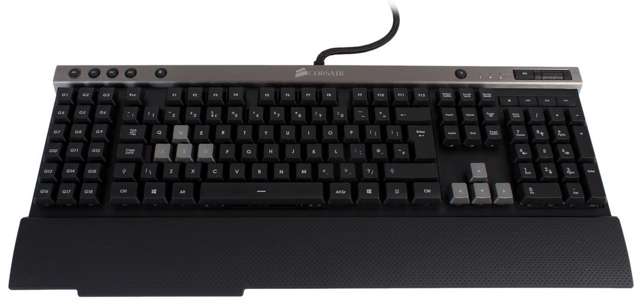 Corsair K50 Vengeance Widok Z Góry