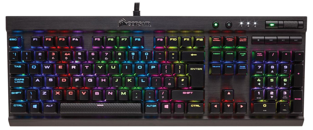 Corsair K70 Lux Aluminiowa obudowa