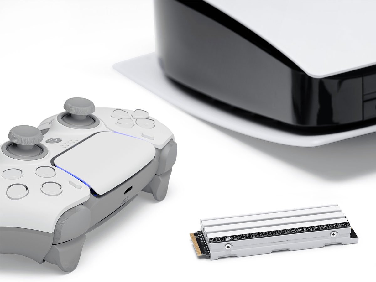 Dysk SSD M.2 Corsair MP600 ELITE do PS5 - Grafika lifestyle