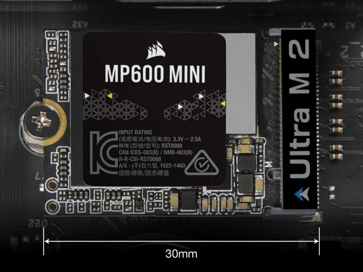 Dysk SSD M.2 Corsair MP600 MINI PCIe Gen4 NVMe - Mały rozmiar, duże możliwości