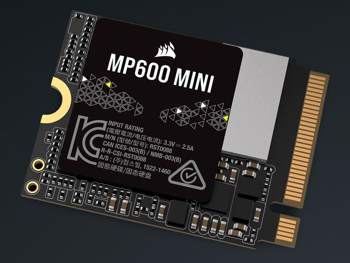 Dysk SSD M.2 Corsair MP600 MINI PCIe Gen4 NVMe - Widok ogólny