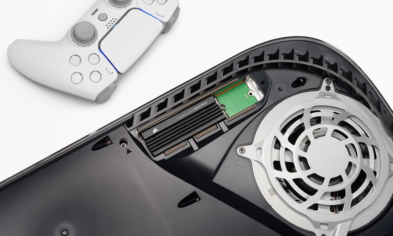 Dysk SSD M.2 Corsair MP600 Pro LPX PCIe Gen4 NVMe - Idealnie dopasowany do konsoli PS5