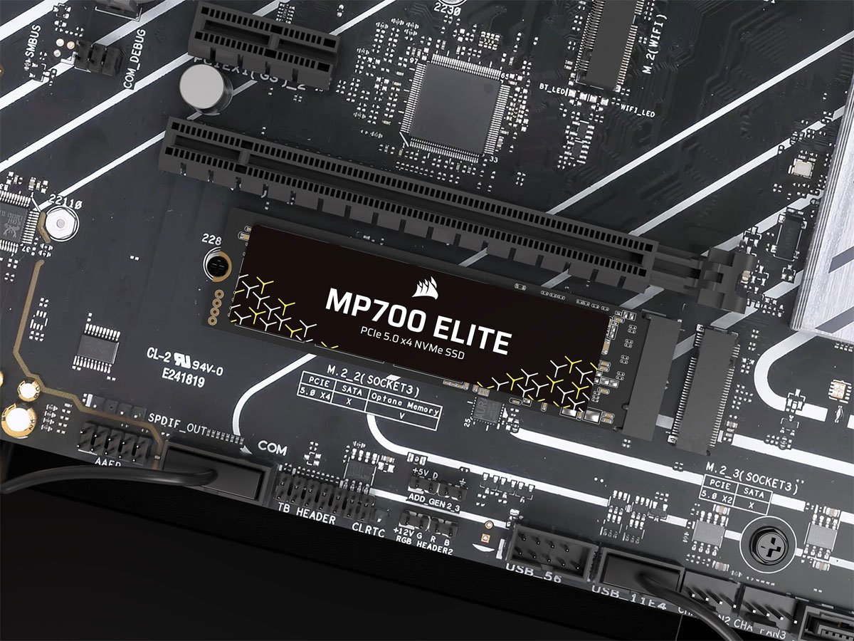 Dysk SSD M.2 Corsair MP700 Elite - Grafika lifestyle