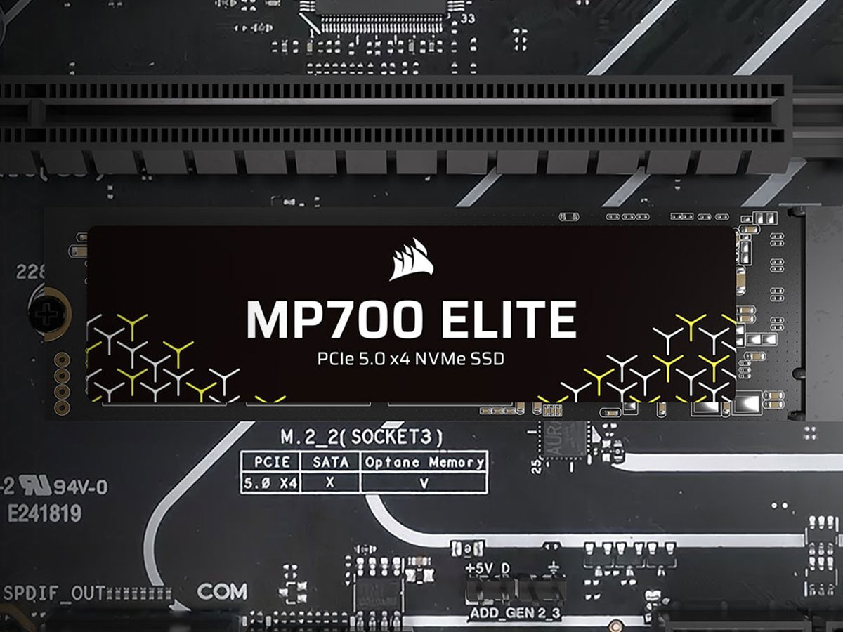 Dysk SSD M.2 Corsair MP700 Elite - Grafika lifestyle