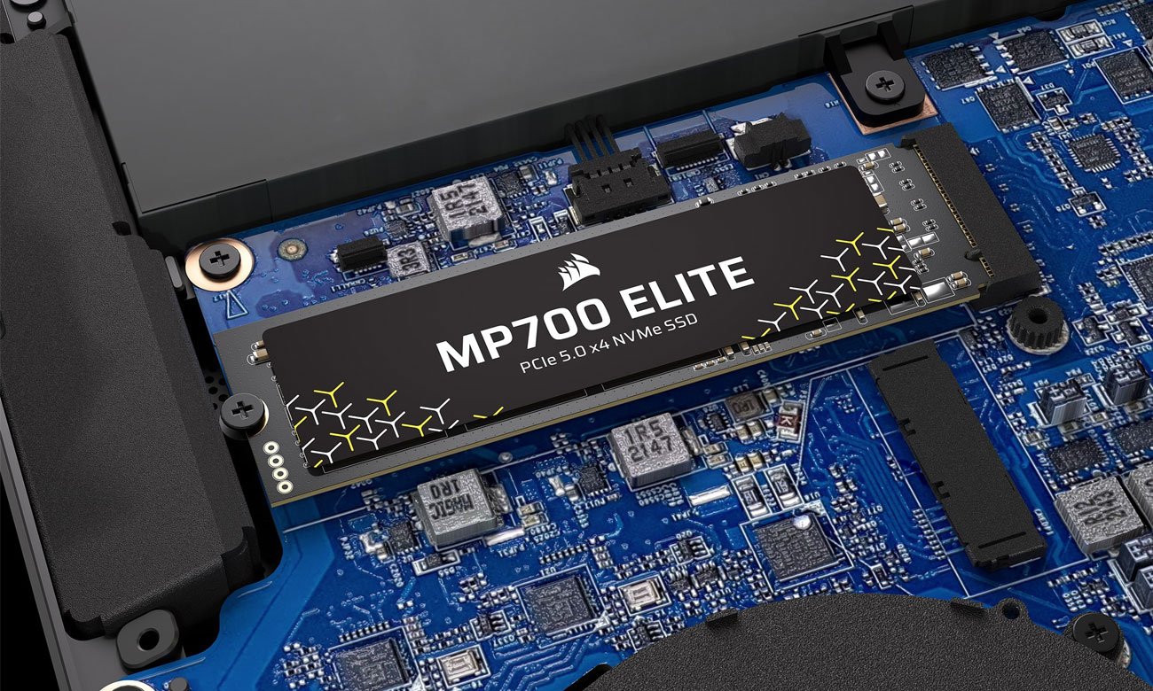 Dysk SSD M.2 Corsair MP700 Elite - Grafika lifestyle