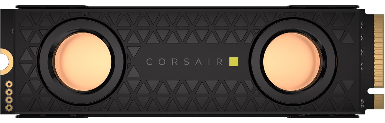 Dysk SSD M.2 Corsair MP700 PRO Hydro X - Widok od przodu