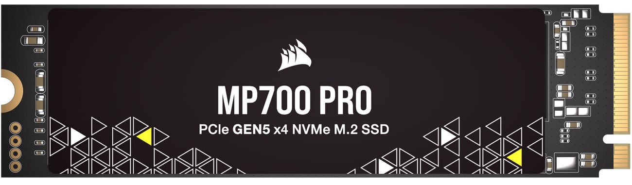 Dysk SSD M.2 Corsair MP700 PRO Heatsink - Widok od przodu