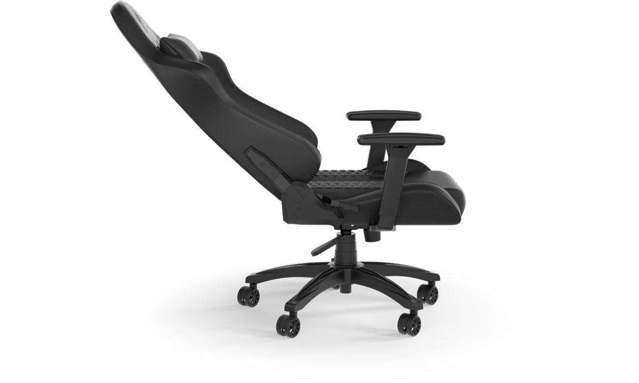 Fotel gamingowy Corsair TC100 RELAXED Leatherette Czarny - Odchylone oparcie