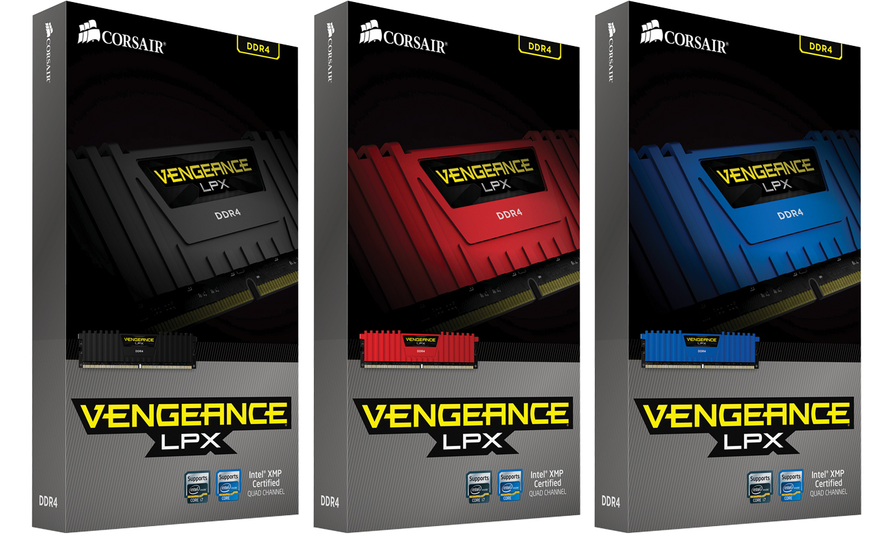 Corsair VENGEANCE LPX 3kolory