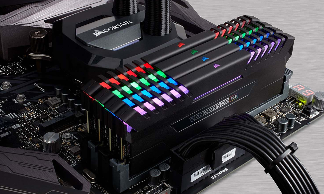 Corsair Vengeance RGB LED podkręcanie XMP 2.0