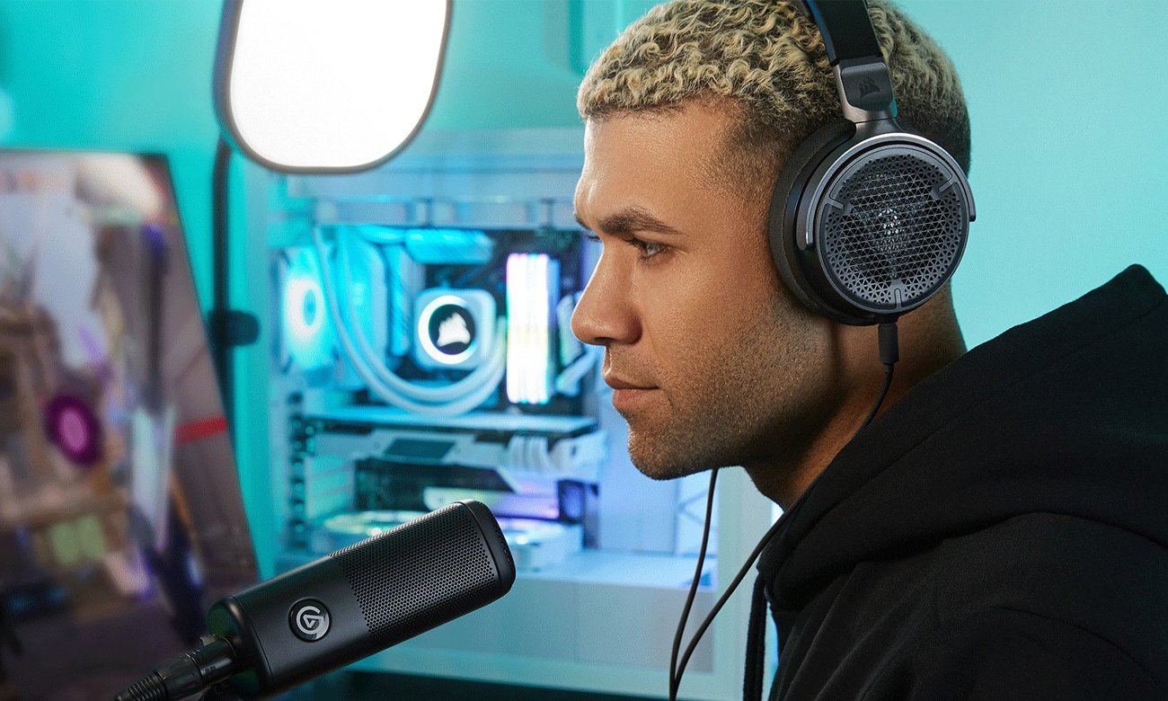 Zestaw słuchawkowy Corsair Virtuoso Pro Czarny - Grafika lifestyle
