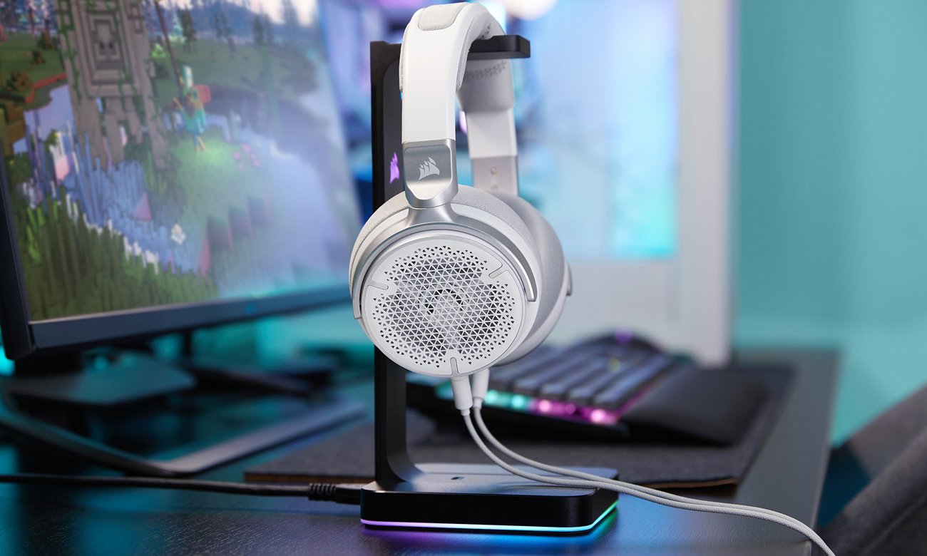 Zestaw słuchawkowy Corsair Virtuoso Pro Biały - Grafika lifestyle
