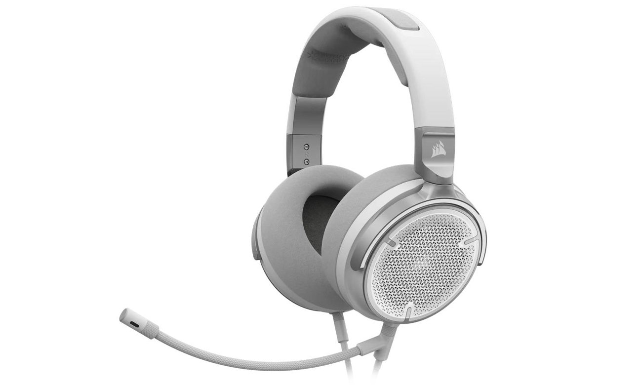 Zestaw słuchawkowy Corsair Virtuoso Pro Biały - Widok od przodu pod kątem