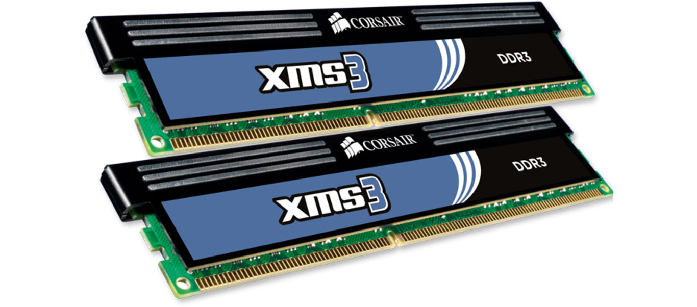 Pamięć RAM DDR3 Corsair 4096MB 1600MHz XMS3 CL8 (2x2GB) CMX4GX3M2A1600C8