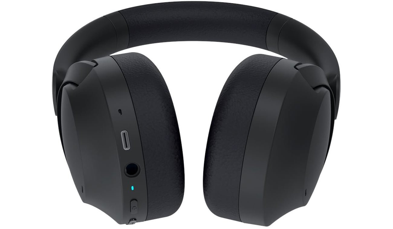 Słuchawki bezprzewodowe Creative Zen Hybrid 2 Czarne - Widok od dołu pod kątem