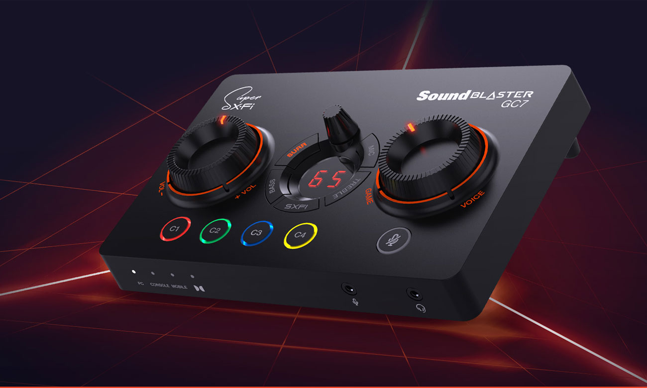 Creative Sound Blaster GC7 Karty dźwiękowe Sklep komputerowy xkom.pl