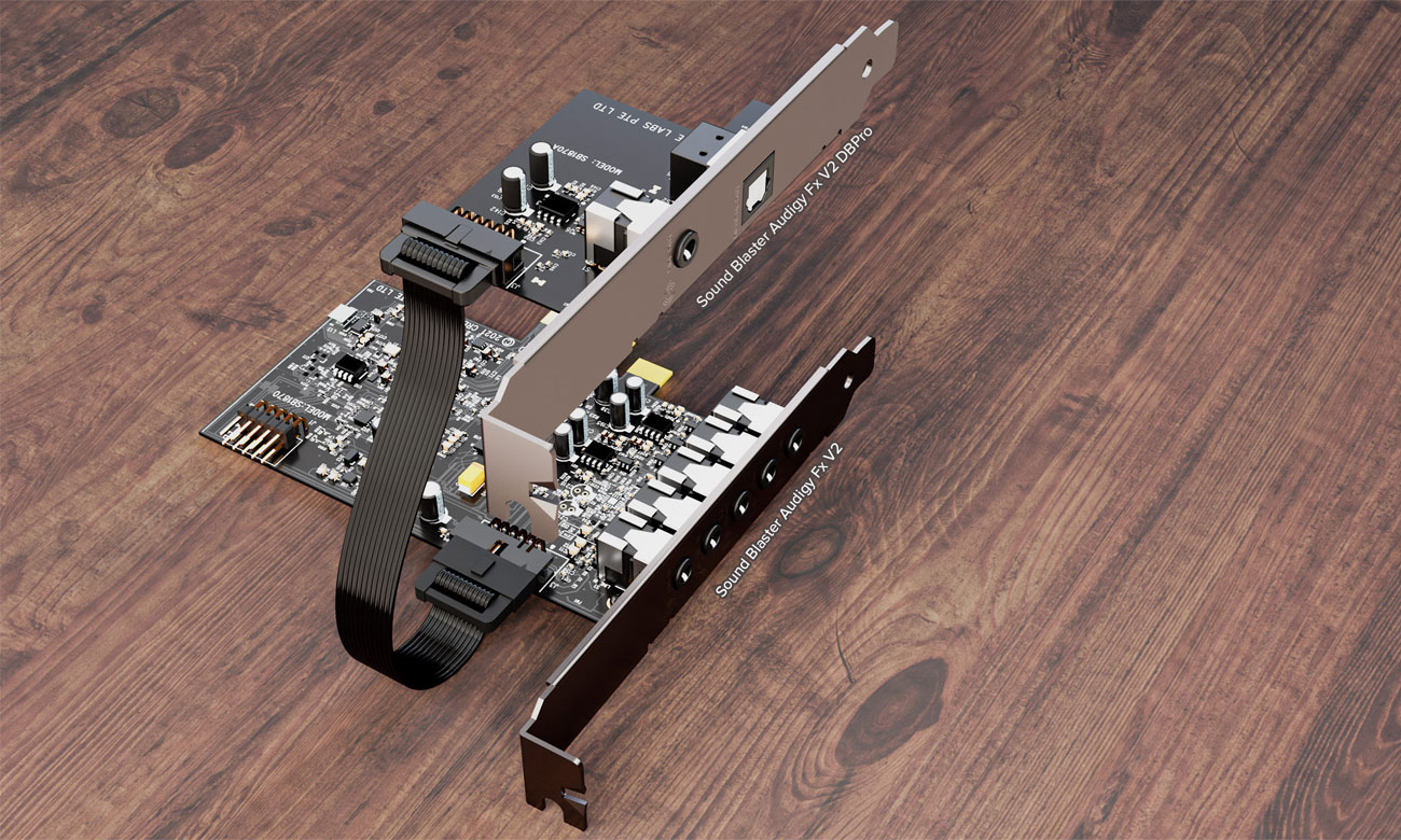 Creative Sound Blaster Audigy Fx V2 DBPro Łączenie kart