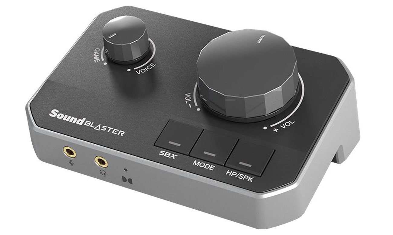 Sound Blaster G8 - Widok od przodu pod kątem