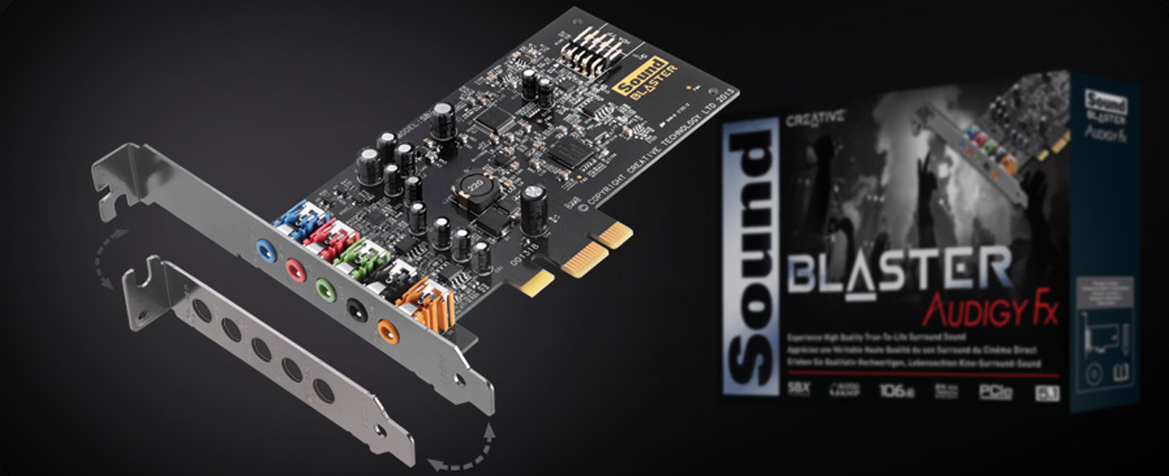 Karta muzyczna Creative Sound Blaster Audigy FX PCI-E