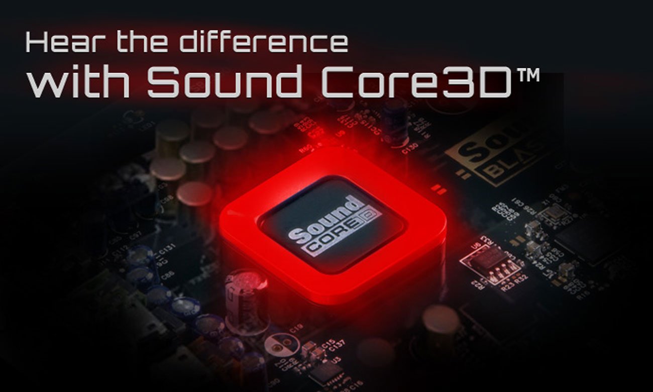 Karta muzyczna Creative Sound Blaster ZXR PCI-E czterordzeniowy procesor