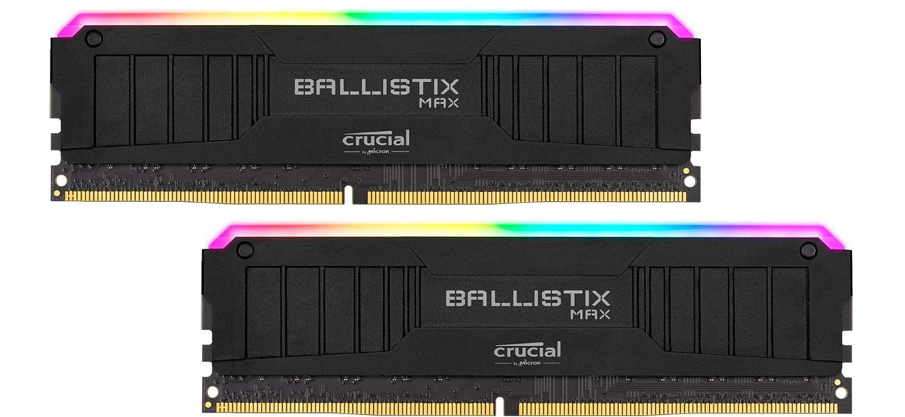 Pamięć RAM DDR4 Crucial 16GB (2x8GB) 4000MHz CL18 Ballistix Max Black RGB BLM2K8G40C18U4BL