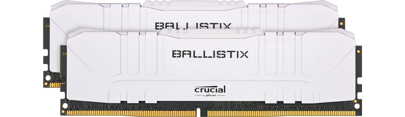 Pamięć RAM DDR4 Crucial 32GB (2x16GB) 3200MHz CL16 Ballistix White BL2K16G32C16U4W