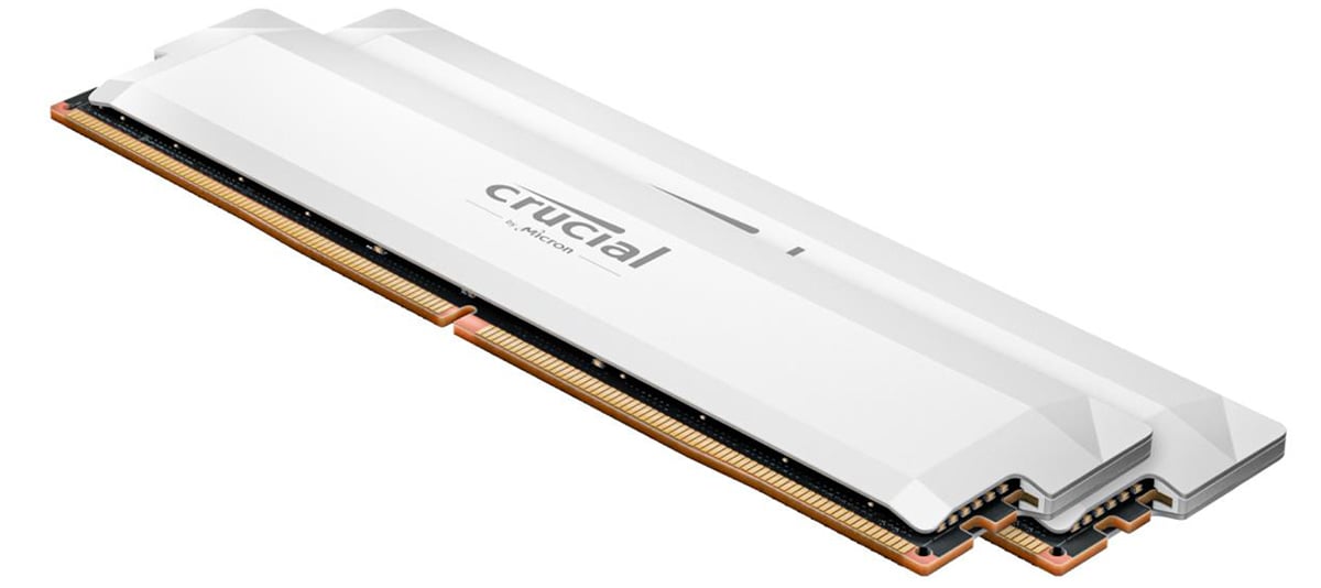 Pamięć RAM Crucial 32GB (2x16GB) 6000MHz CL36 Pro Overclocking White