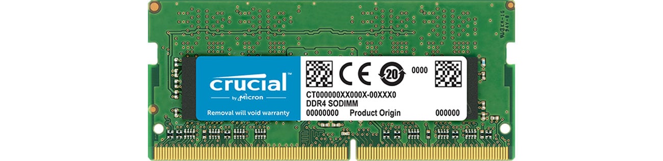 Pamięć RAM SODIMM DDR4 Crucial 16GB 2666MHz CL19 1.2V CT16G4SFD8266