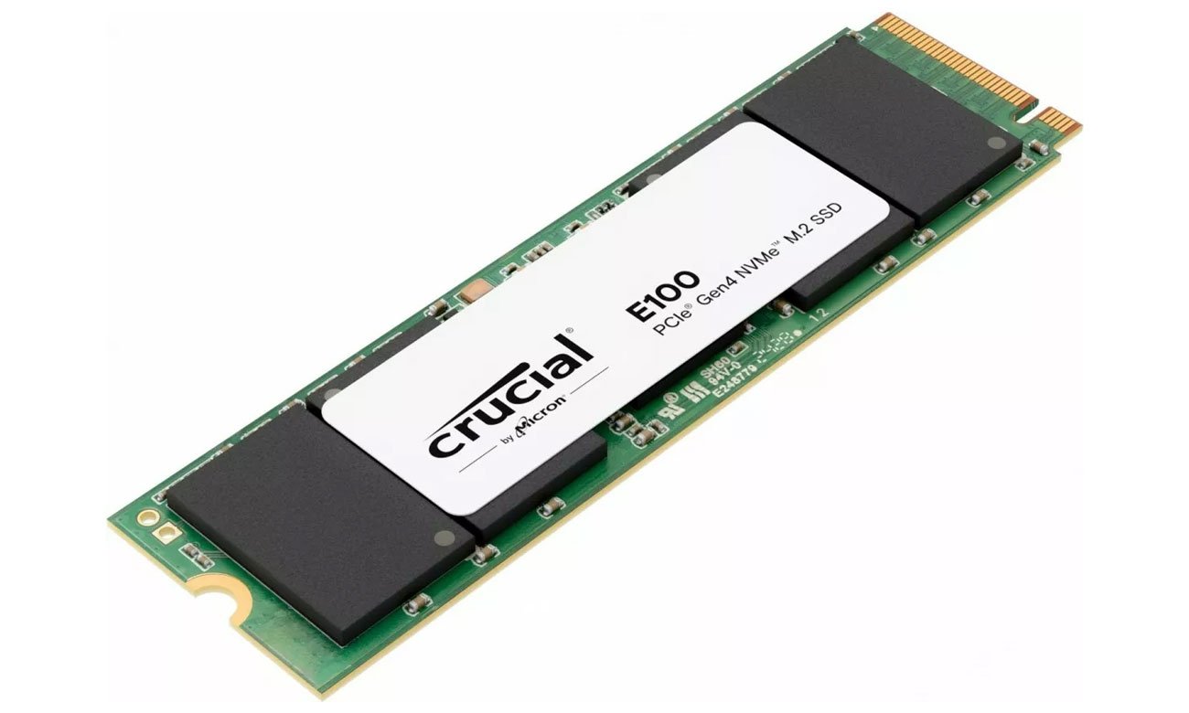 Dysk SSD M.2 Crucial E100 PCIe Gen4 NVMe - Widok ogólny