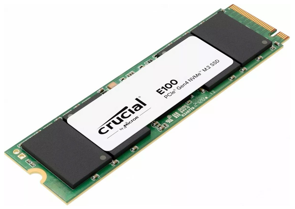 Dysk SSD M.2 Crucial E100 PCIe Gen4 NVMe - Widok ogólny