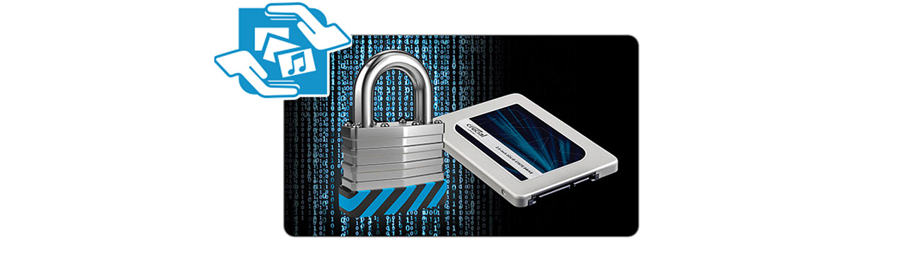 Dysk SSD Crucial 750GB 2,5'' MX300 - ochrona danych