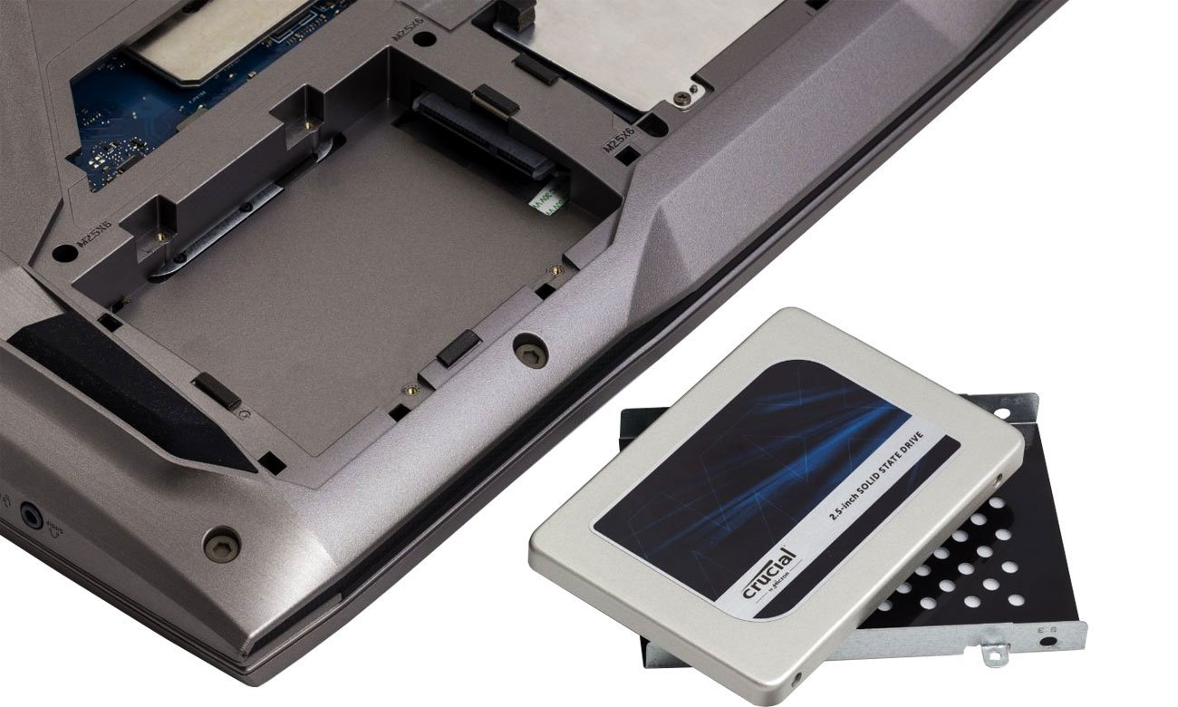Dysk SSD 2,5'' Crucial MX500 4 TB - łatwy montaż