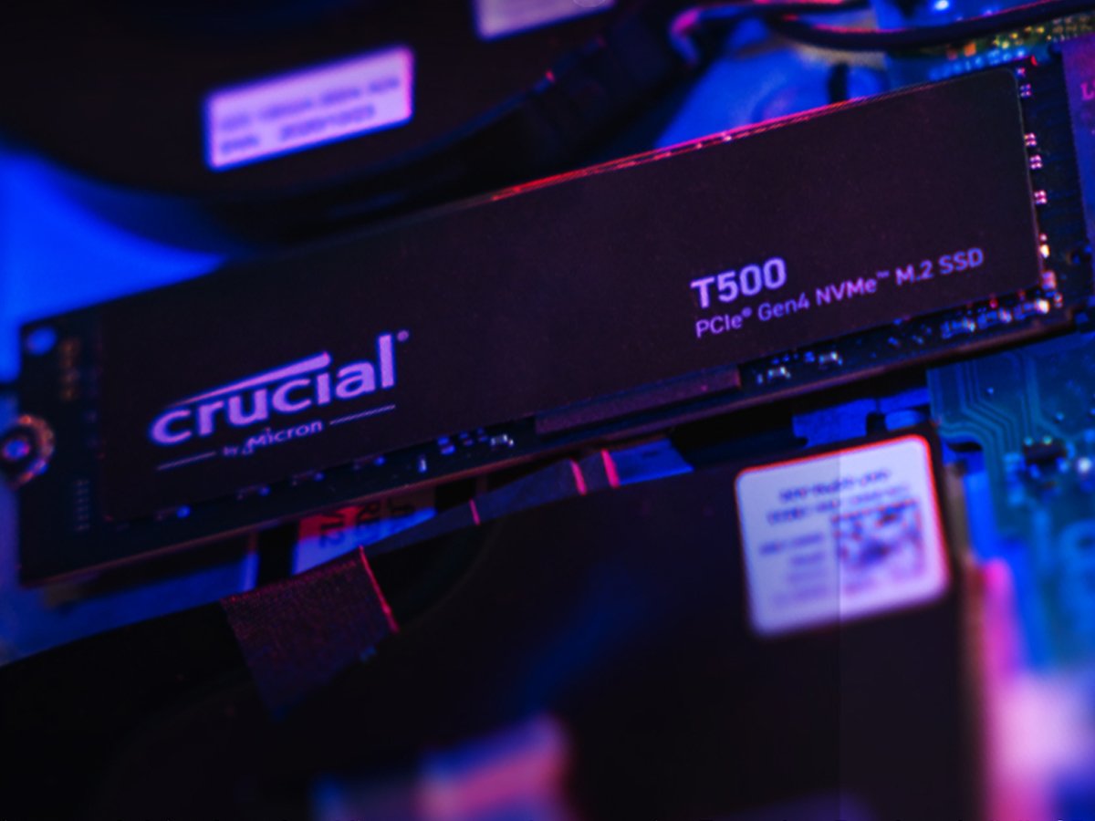 Dysk Crucial M.2 PCIe Gen4 NVMe T500 - Grafika lifestyle
