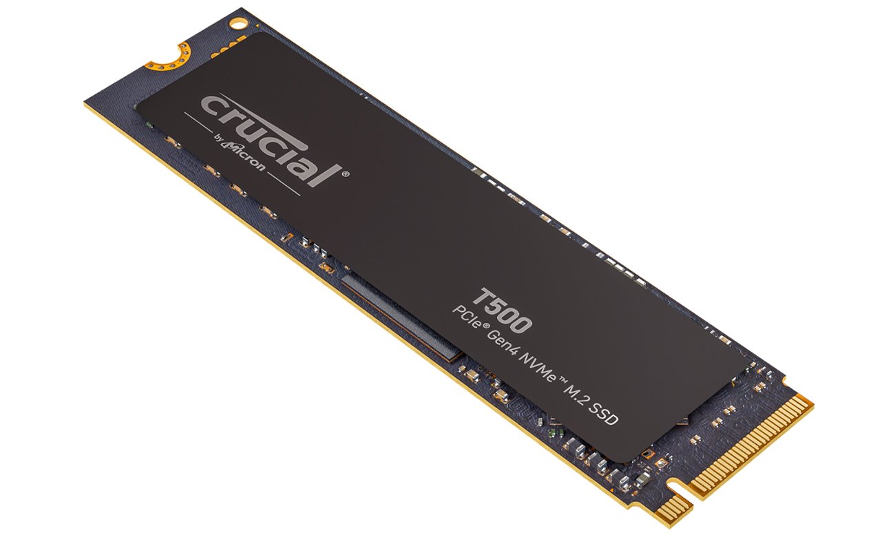Dysk Crucial M.2 PCIe Gen4 NVMe T500 - Widok ogólny